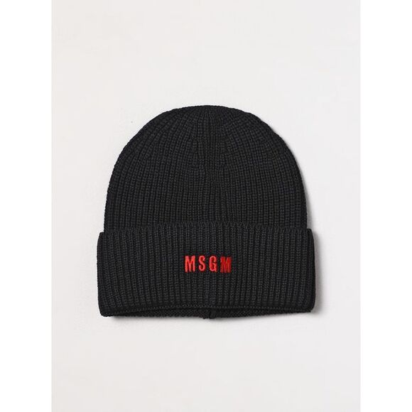 Msgm Hat Men Black